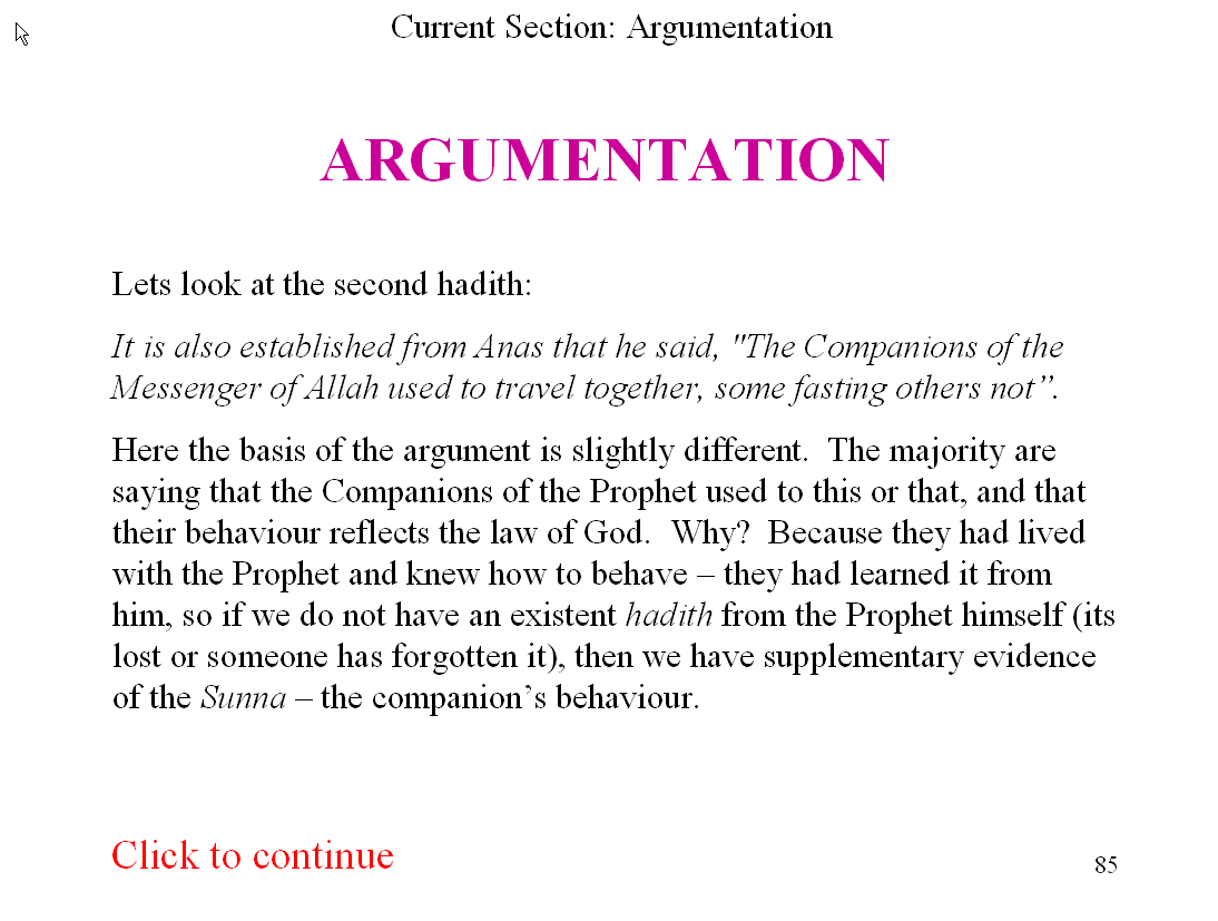 picture of argumentation slide
